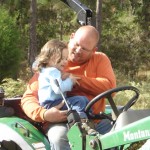 Joanna's tractor ride